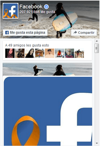 plugins de página de Facebook